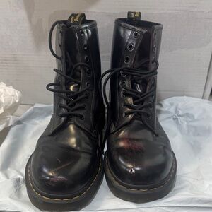 Dr. Martens Black Leather Boots